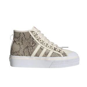 adidas Originals Nizza Mid Platform Sneakers in Python Print Shoes Size 7
